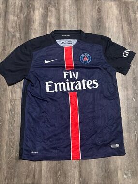 Nike PSG Ibrahimovic 10 Authentic Jersey Mens L Paris Saint Germain Zlatan